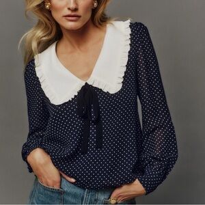 REFORMATION Edalene Top, Button, size XL